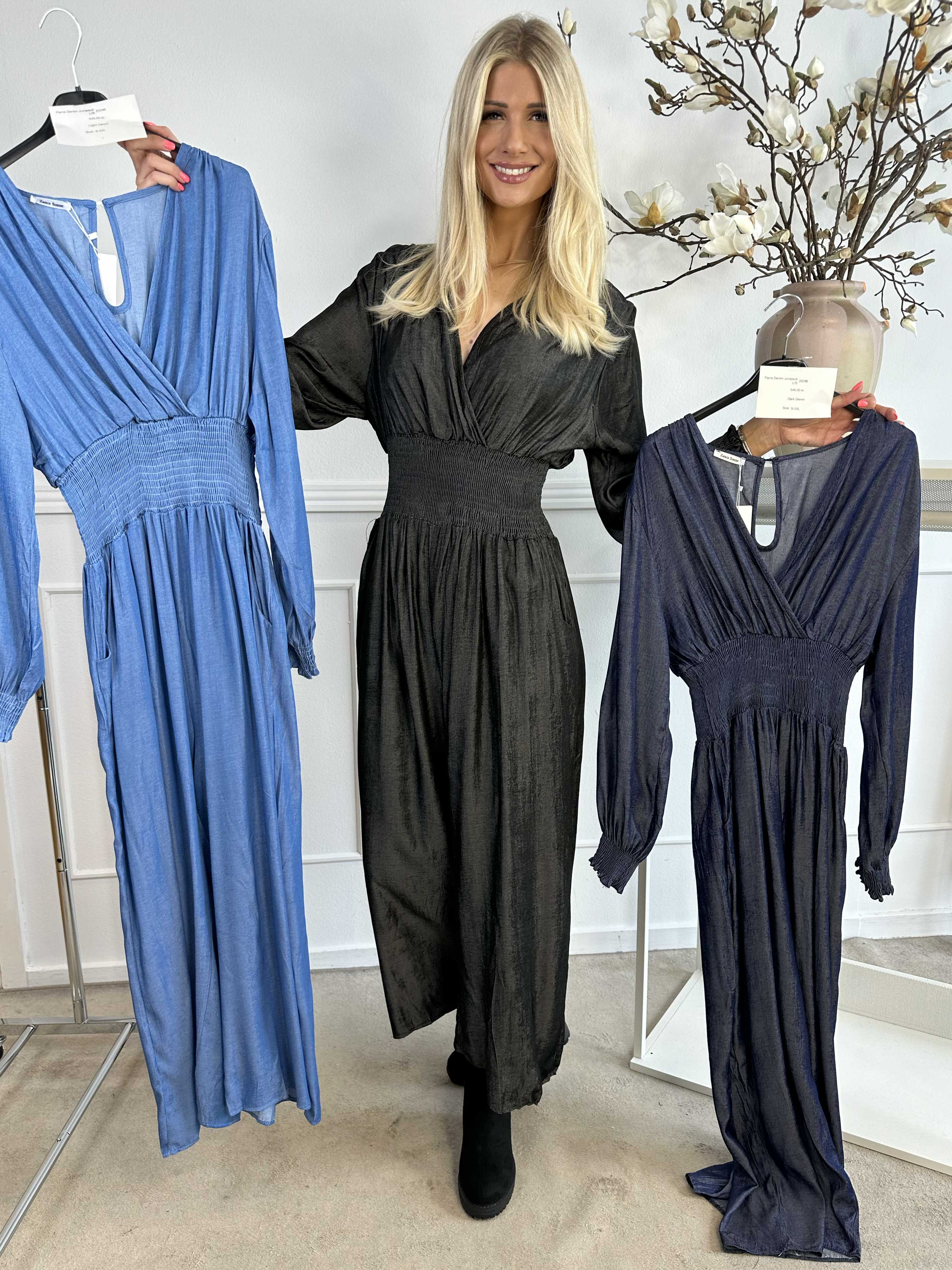 Pams Denim Jumpsuit L/S - Denim jumpsuit